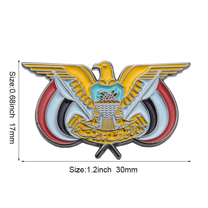 Iran Flag Laple Pin Badge Brooch