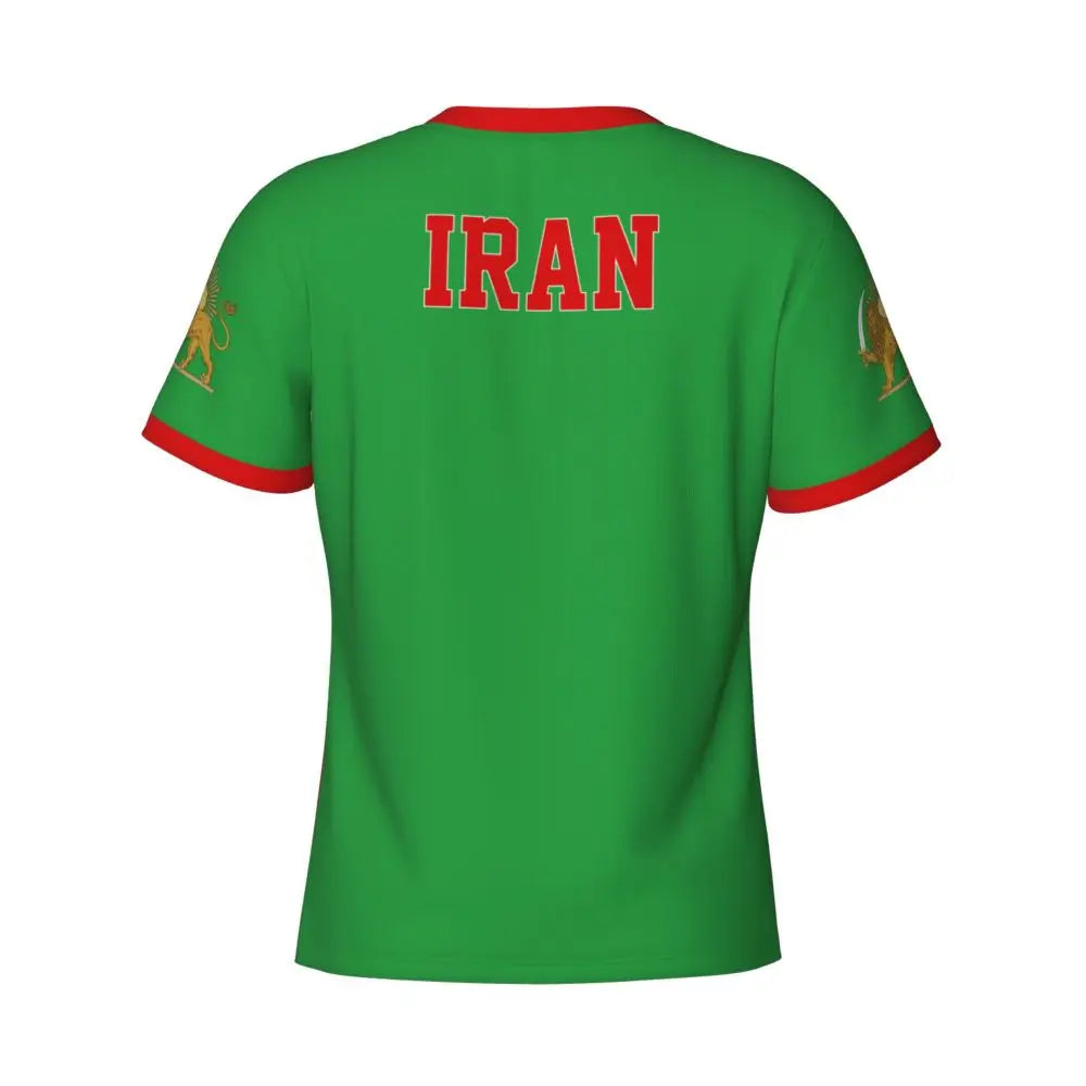 Iran Lions Flag 3D Printed T-shirt Men Running Sport Skinny Short Tee Shirt Male Gym Fitness Bodybuilding Workout Tops Clothing