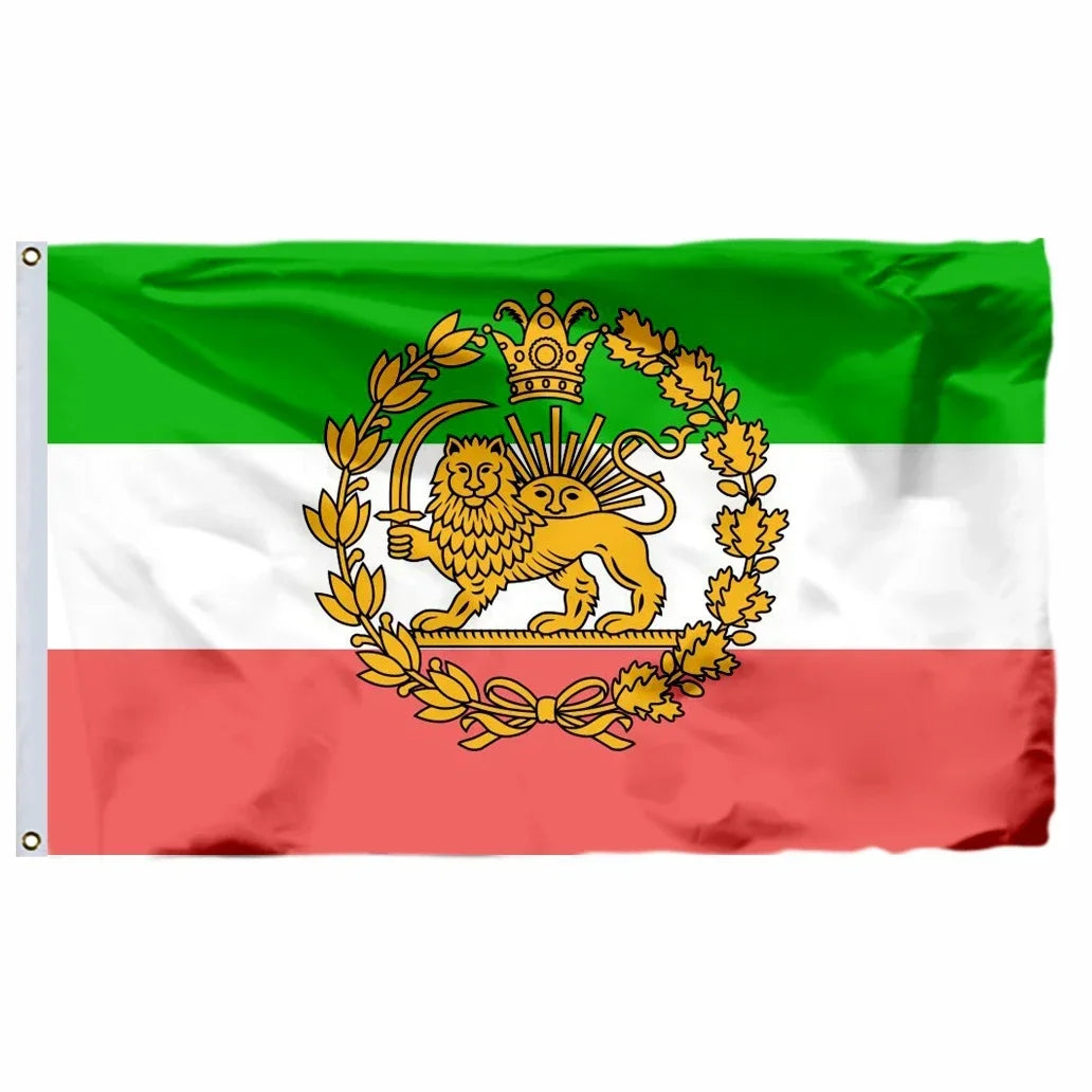 3x5 Ft Printed Flag  Iranian Lion Flag Lion Iran State Flag Decoration Decoration Banner